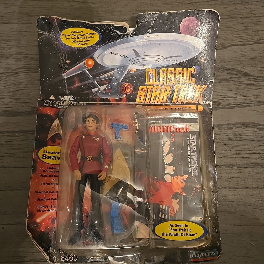 Star Trek Lieutenant Saavik Action Figure - Red and Black